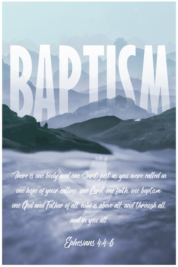 Baptism - Scripture Quote - Personal Project